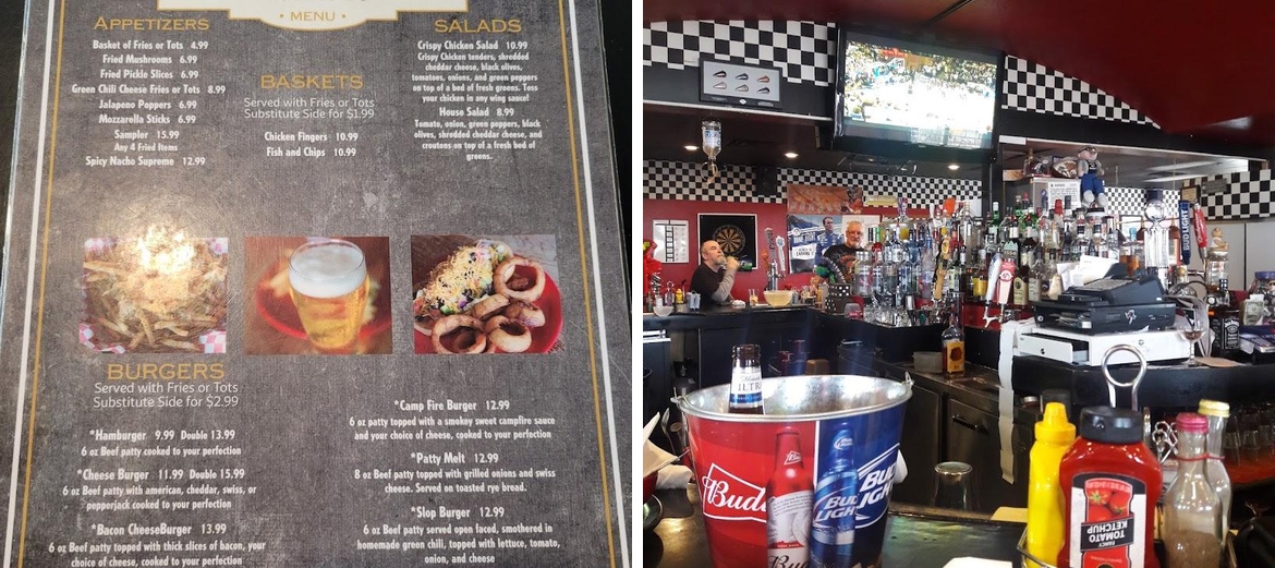 Burnout Grill Menu
